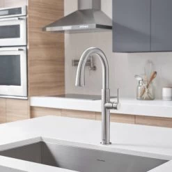 American Standard 4803300.075 Studio S Pull-Down Kitchen Faucet In Stainless Steel -Best Tap Shop 012611682063 3 08280.1599375669