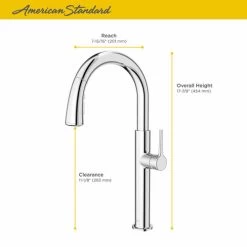 American Standard 4803300.243 Studio S Pull-Down Kitchen Faucet In Matte Black 9 American Standard 4803300.243 Studio S Pull-Down Kitchen Faucet In Matte Black -Best Tap Shop 012611682209 5 75724.1599375671