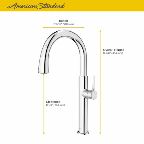 American Standard 4803300.243 Studio S Pull-Down Kitchen Faucet In Matte Black 5 American Standard 4803300.243 Studio S Pull-Down Kitchen Faucet In Matte Black - Image 5