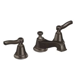 Moen TS6205ORB Rothbury Double-Handle Widespread Bathroom Faucet