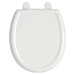 American Standard 5350.110.020 Cadet 3 Slow-Close Elongated Front Toilet Seat And Cover