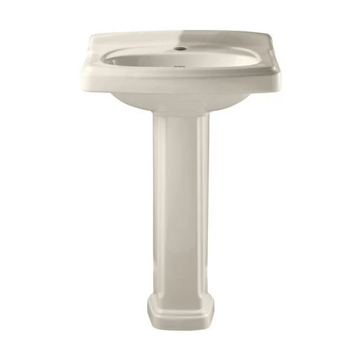American Standard 0555.101.222 Portsmouth 2-Piece Lavatory And Pedestal With Single Faucet Hole