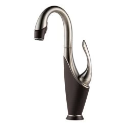 Single Hole Faucet Bar/Prep In Stainless Steel