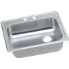 Elkay GECR2521R2 Celebrity 25-In 20 Gauge Stainless Steel Single-Bowl Drop-In Sink