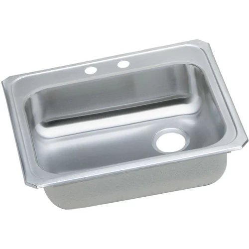 Elkay GECR2521R2 Celebrity 25-In 20 Gauge Stainless Steel Single-Bowl Drop-In Sink 1 Elkay GECR2521R2 Celebrity 25-In 20 Gauge Stainless Steel Single-Bowl Drop-In Sink