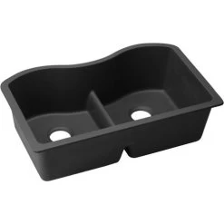 Elkay ELGULB3322BK0 Harmony Double-Bowl Undermount Sink