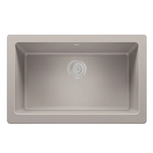 Blanco 240338 Color-Coordinated Metal Waste Flange In Concrete Gray 6 Blanco 240338 Color-Coordinated Metal Waste Flange In Concrete Gray - Image 6