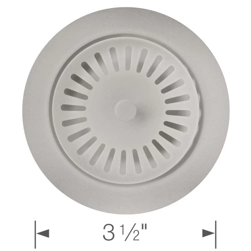 Blanco 240338 Color-Coordinated Metal Waste Flange In Concrete Gray 3 Blanco 240338 Color-Coordinated Metal Waste Flange In Concrete Gray - Image 3