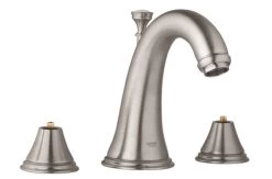 Grohe 20801ENA Geneva Widespread Bathroom Faucet In Brushed Nickel