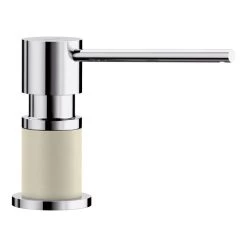 Blanco 402302 Lato Soap Dispenser In Chrome/Biscuit
