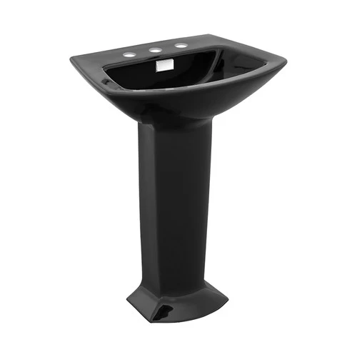 Toto LPT962.8#51 Soiree 25-1/8-In Pedestal Bathroom Sink With 3 Faucet Holes