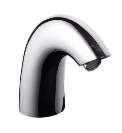 Toto TEL101-D10E#CP EcoPower Deck-Mounted Low Arc 1-GPM Single Hole Bathroom Sink Faucet