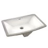 American Standard 0330.000.020 Townsend Undermount Bathroom Sink And Overflow
