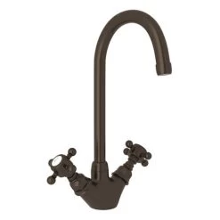 Rohl A1467XMTCB-2 Italian Kitchen San Julio Bar/Food Prep Faucet With Double-Spoke Handle
