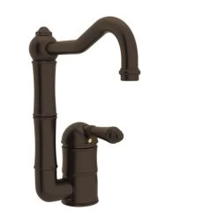 Rohl A3608/6.5LMTCB-2 Italian Kitchen Acqui Bar/Food Prep Faucet With Single-Lever Handle