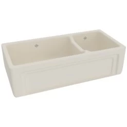 Rohl RC4018PCT Shaws Fireclay Apron Front Kitchen Sink
