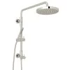 Rohl L0095KIT1PN Bossini Wall-Mounted Shower Column Riser With Diverter/Handshower/Hose/Showerhead Set