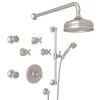 Rohl AKIT99XM-STN Palladian Wall-Mounted Brass Shower System