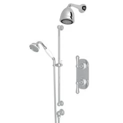 Rohl U.KIT72LS-APC Perrin And Rowe Georgian Era Wall-Mounted Metal Shower System