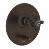 Rohl A2410XCTCB Wall Mounted Pressure Balance Trim And Diverter