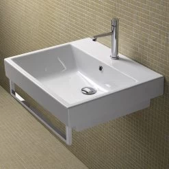 Catalano 16QZE-00 Zero 60 Series Wall-Mounted Washbasin
